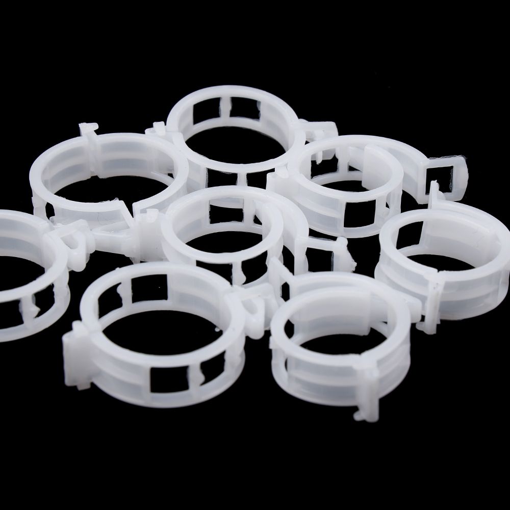 50/100pcs Reusable 3CM Plastic Plant Support Clips clamps For Plants Hanging Vine Garden Greenhouse Vegetables Tomatoes Clips