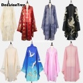 2021 hanfu coat chinese style ancient costume traditional folk dance stage performance clothing retro princess fairy hanfu cloak