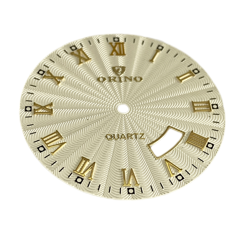 Chrysanthemum Pattern Spiral Dial