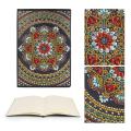 DIY Mandala Special Shaped Diamond Painting Notebook 50 Pages A5 Notebook for Student School Office Supplies