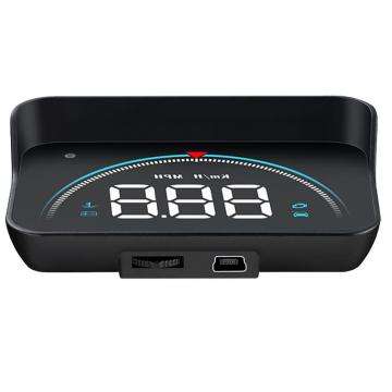 M8 Car HUD Head Up Display OBD2 II EUOBD Overspeed Warning System Projector Windshield Auto Electronic Voltage Alarm Projector