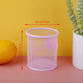 1pcs Pink Pig Iron Pen Holder Office Organizer Cosmetics Makeup Brushes Tool Cup Holder Case Pencil Container Office Supplies