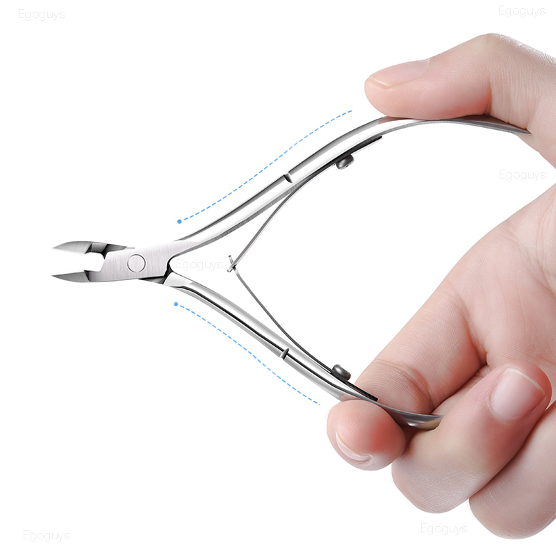 Stainless Steel Nail Cuticle Scissors Manicure Nipper Clipper Dead Skin Remover Cutter Tweezer Pedicure Trim Eagle Beak Pliers