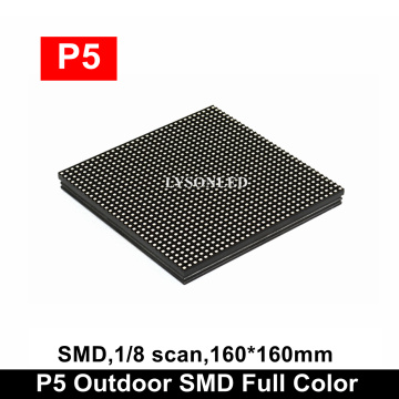 Hot Selling P5 Outdoor SMD Led Display Module 32*32 Pixels 160x160mm Small Size Panel