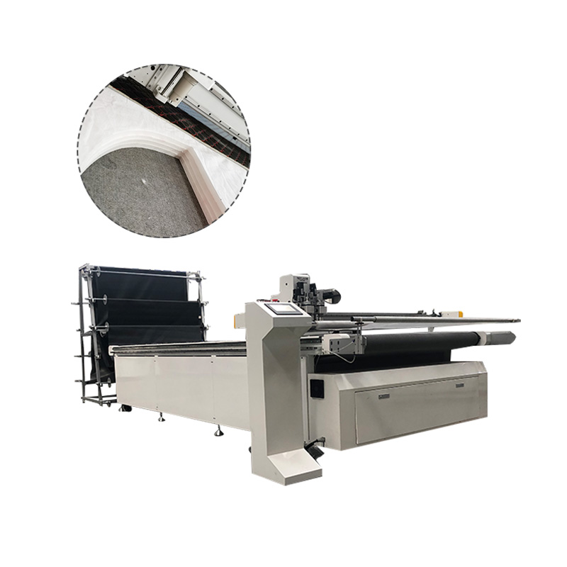 Cnc automatic garment pattern cutting table electric cloth strip cutting machine geotextile fabric cutting machine ISO certified