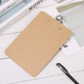 1 PC A4 A5 Wooden Clipboard Writing Sheet Pad Storage Clips Folders Board Office Stationery Note Pads Restaurant Hotel Supplies