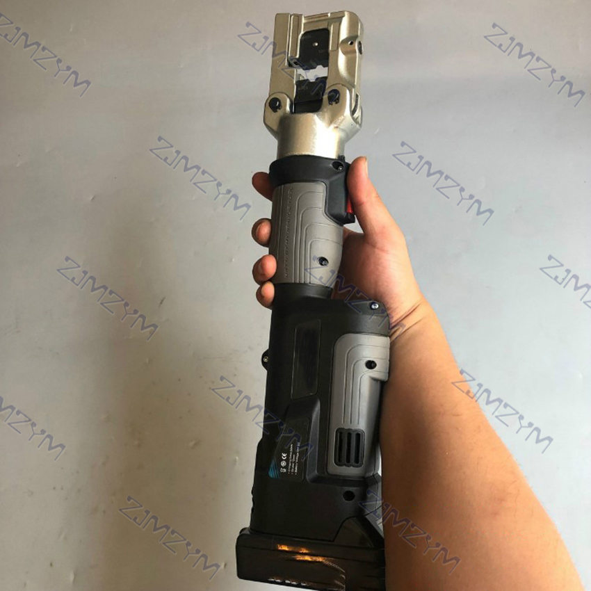 PZ-240 Cordless Battery Powered Wire Crimpers Rechargeable Electric Hydraulic Clamp Pliers 10-240mm2 Cable Press Crimping Tool