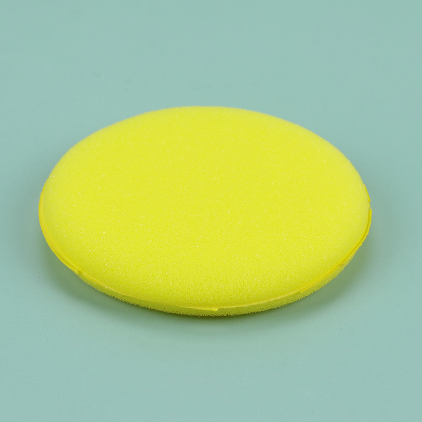 6PCS Car Waxing Sponge Soft Yellow Sponge Pad Buffer Detailing Care Wash Clean Car Waxing Polish Sponge