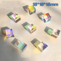 18*18*18mm Hexahedral Bright 18MM Light Cube Gift Optical Splitter Prism for Children's Popular Science Experiments