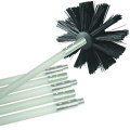 Professional 1pcs Brush 12pcs Rod Cleaner Chimney Boiler Nylon Brush Dryer Duct Cleaning Tool Kit for Household Industrial Use