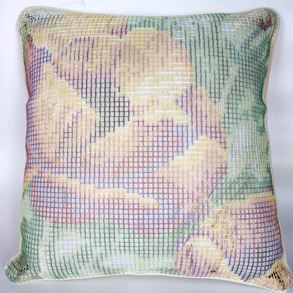 Latch Hook Cushion Cardinal Birds Pillow Case Crochet Hobby & Crafts DIY Yarn for Embroidery Art Cushion Cover Sofa Bed Pillow