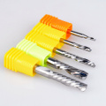 1pcs 3.175mm 4mm 5mm 6mm AAA Left Spiral milling cutter down cut one Flute router bit CNC end mill carbide milling cutter