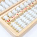 OOTDTY New Solid Wood Structure Office Abacus Mathematics Teaching Early Education Tool