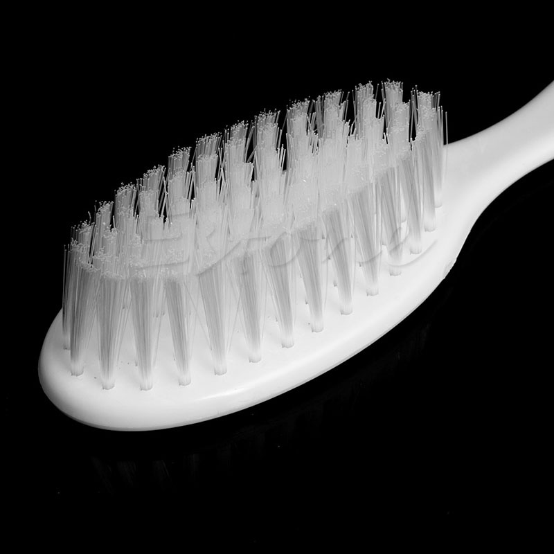2Pcs White Safety Soft Baby Hair Brush Set Infant Comb Grooming Shower Design Pack Kit Hot!