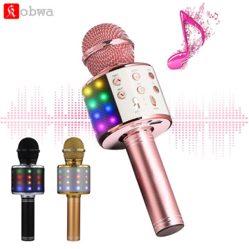 Bluetooth Karaoke Microphone Wireless Professional Speaker Handheld Home Microphones For Music Player Singing Recorder KTV