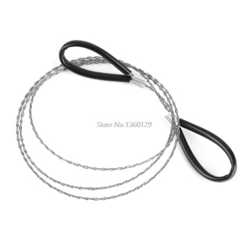 87.5cm Steel Metal Manual Chain Saw Wire Saw Scroll Outdoor Emergency Travel Outdoor Camping Survival Tools Dropship