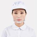 10Pcs Safety Face Shield Special Anti-Saliva Visor Protective Anti-Fog Anti-Splash Transparent Food Face Shield For Mouth Nose