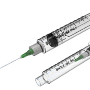 3-part Sterile syringe self-destructive safety syringe