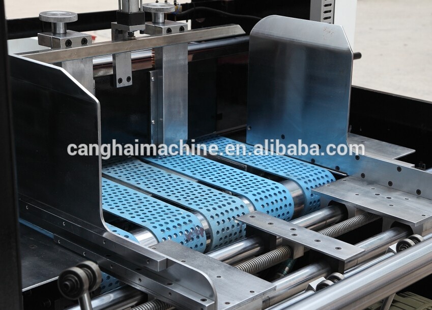 Canghai good quality carton box paper flute laminating machine5