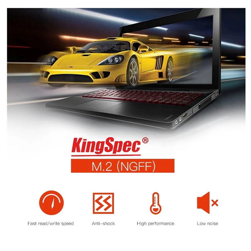 KingSpec 256GB M.2 NGFF 22X80mm SSD Solid State Drive Storage Devices for Computer PC Laptop Desktop