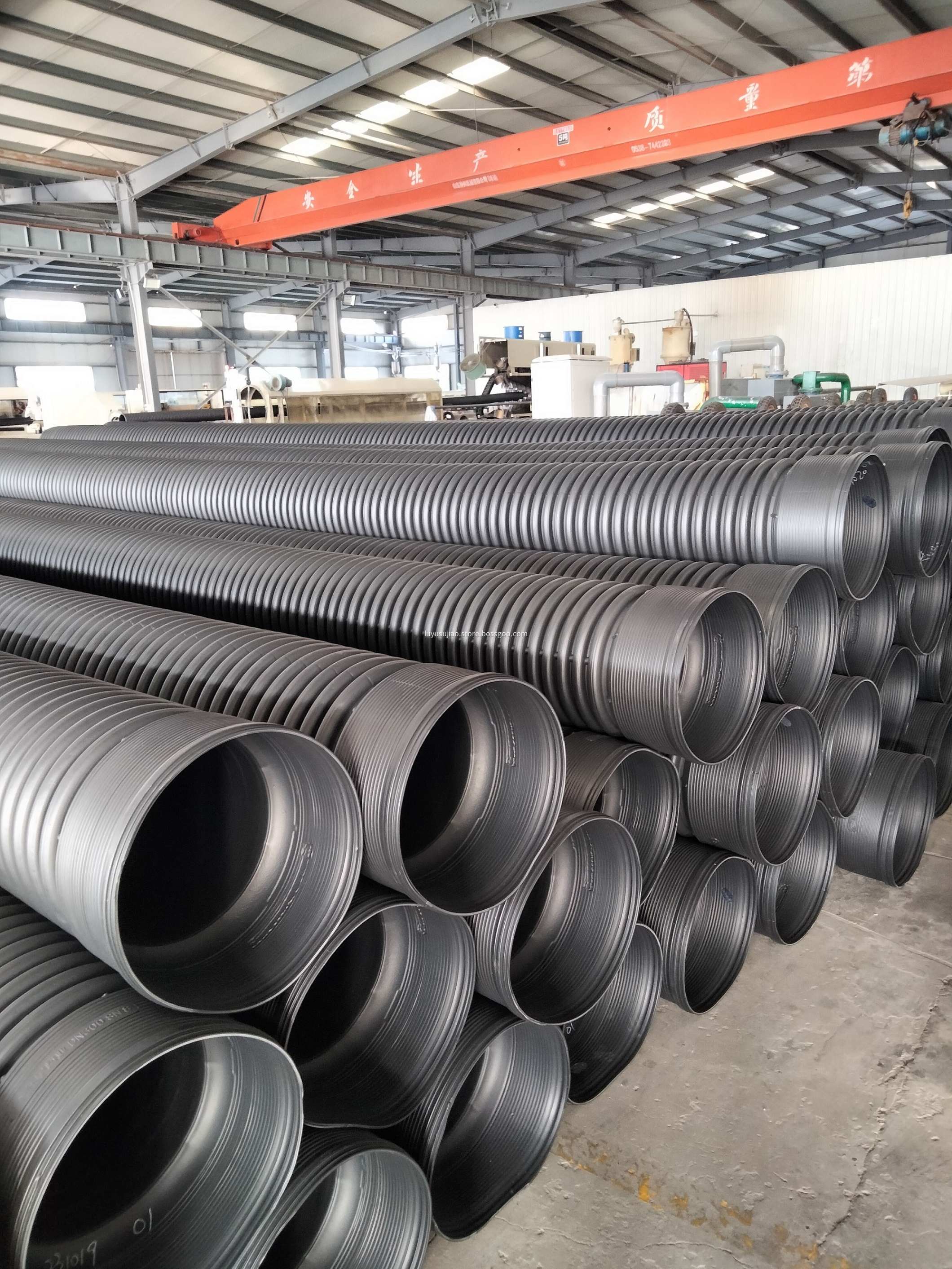 pe double -wall corrugation pipe for water