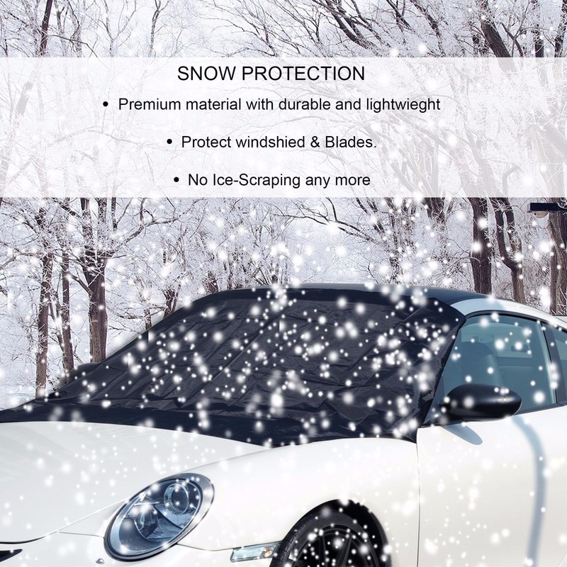 Universal Magnetic Car Windshield Covers Car Cover Snow Frost Winter Wind Protector Sun UV Rain Shade Cover Auto Car Accessory