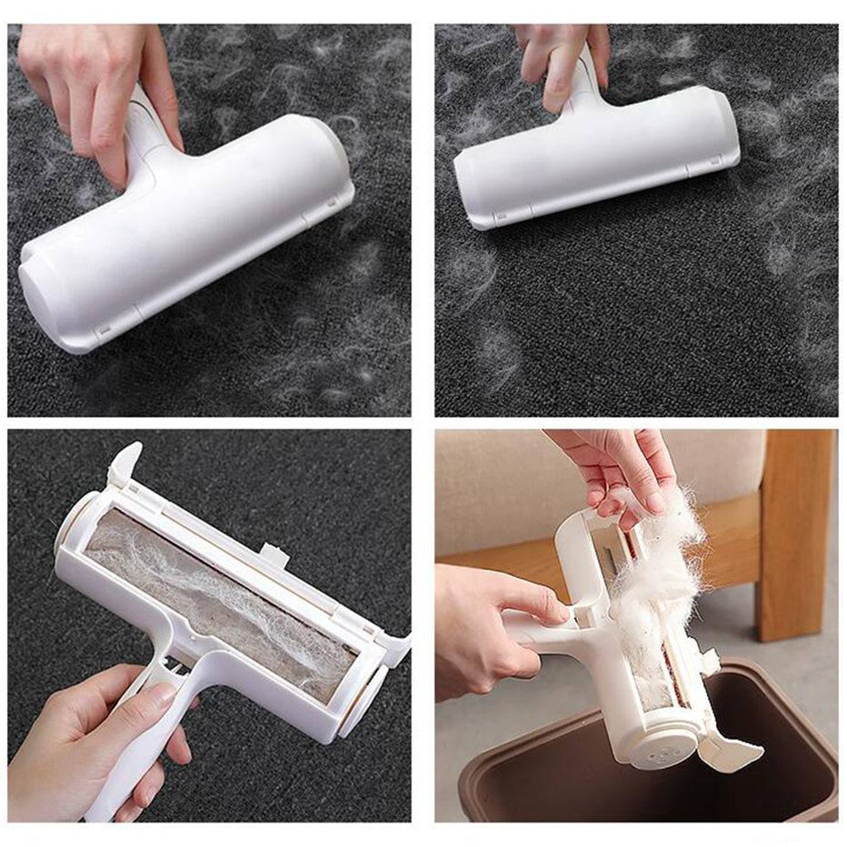 Pet Hair Remover Roller Lint Remove Brush Dog Cat Hair Clothes Carpet Cleaning Brush Fuzz Shaver