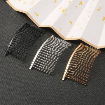 5Pcs Wire Twist Hair Comb Hairpins Blank Base Setting Barrette For Diy Hand Made Women Hair Jewelry Making Accessories Headdress