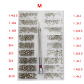 18 Types 500Pcs Mini screw DIY Kit +1.6mm Screwdriver For Laptop Computer Assemble Repair Screw Fastener set