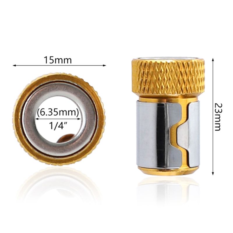 1PC Metal Strong Magnetizer Screw Screwdriver Bits Magnetic Ring 1/4" 6.35mm Whosale&Dropship