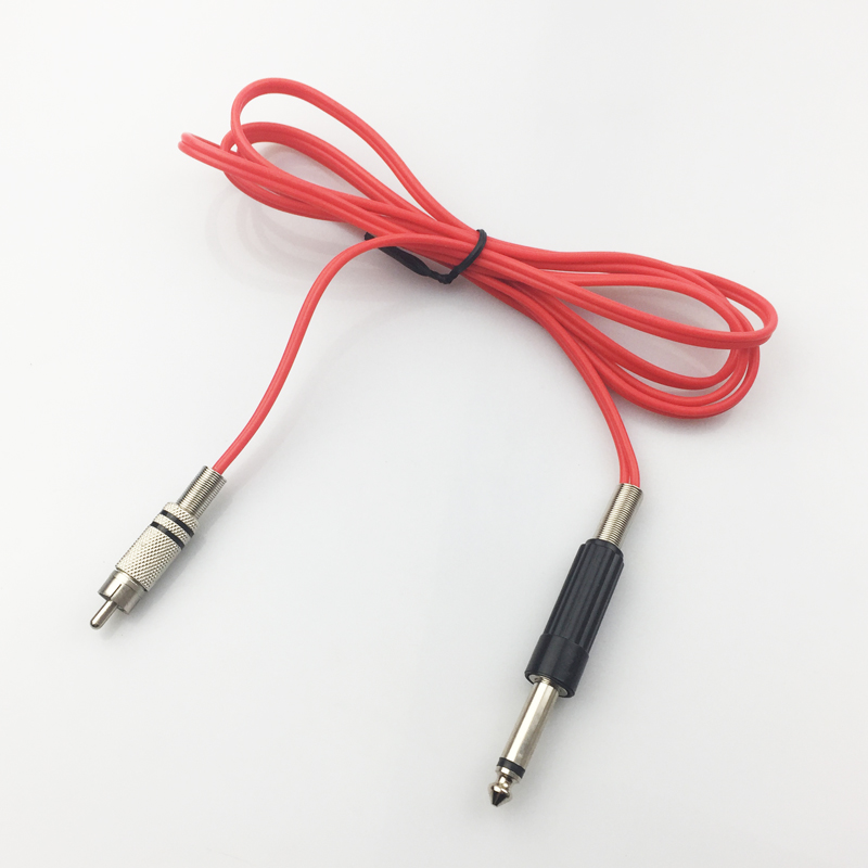 Red-Tattoo-Clip-Cords-Tattoo-power-supply-Clip-Cord cable-for-Rotary-Tattoo-Machines-Free-Shipping-8