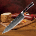 Knife Set Kitchen Damascus Laser Pattern 2PCs Japanese Chef Meat Vegetables Slicing Nakiri Cleaver Knives 440C Stainless Steel