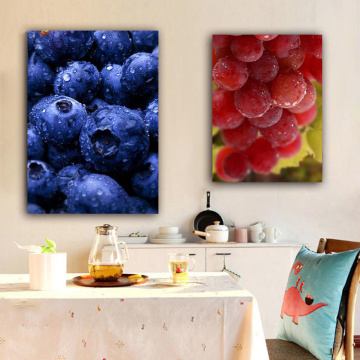 Colorful Fruit Wall Artist Home Decoration Canvas Painting Fresh Apple Orange Strawberry Picture Nordic Modern Kitchen Poster