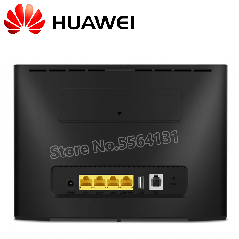 Huawei B525 B525s-65a 4G Router LTE CPE Cat6 300Mbps WiFi Gateway Modem with SIM Card Slot 2pcs SMA antenna(Unlocked)