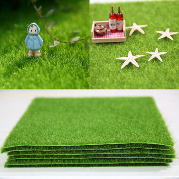Artificial Grassland Simulation Moss Lawn Turf Fake green Grass Mat carpet DIY Micro Landscape Home Floor