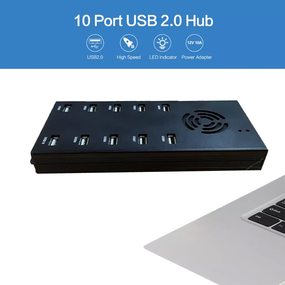 10 port usb2.0 hub Flat shape is easy to carry 10 port usb2.0 hub Flat shape is easy to carry