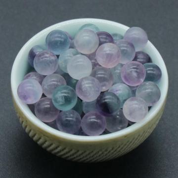 Fluorite 8MM Stone Balls Home Decoration Round Crystal Beads