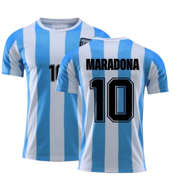 Men Maradona 10 Retro Vintage t Shirt Women Napoli Soccer Style Tops 1986 1987 1988 Diego Armando Tee Classic Coppa Italia shirt