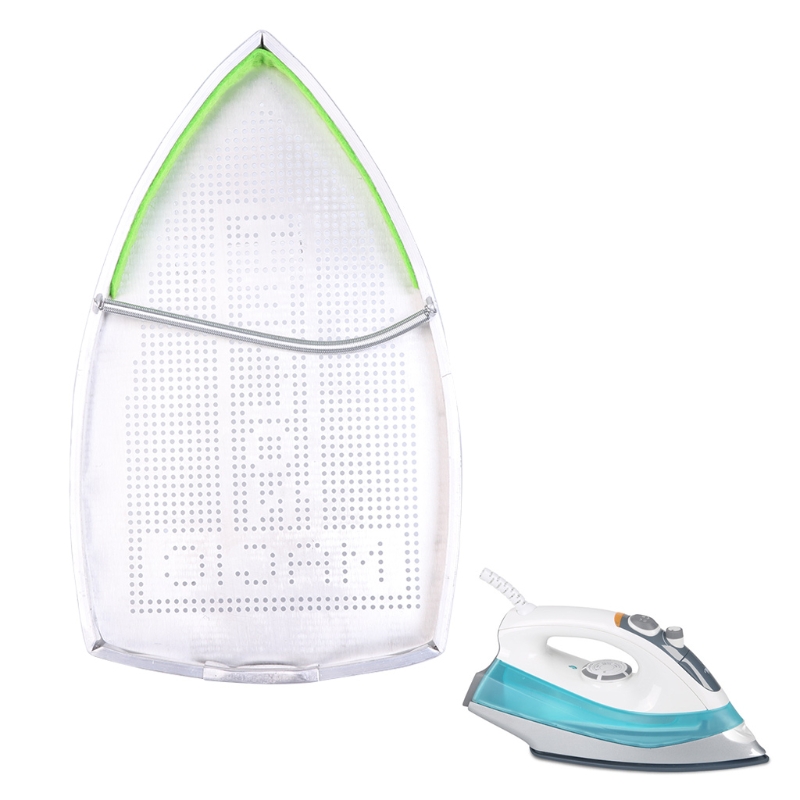 Electric Iron Cover Shoe Ironing Aid Board Protect Fabrics Cloth Heat Easy New
