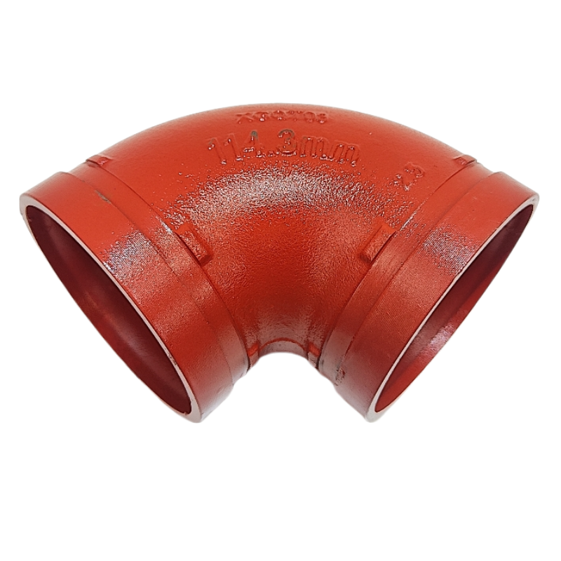 Red groove elbow