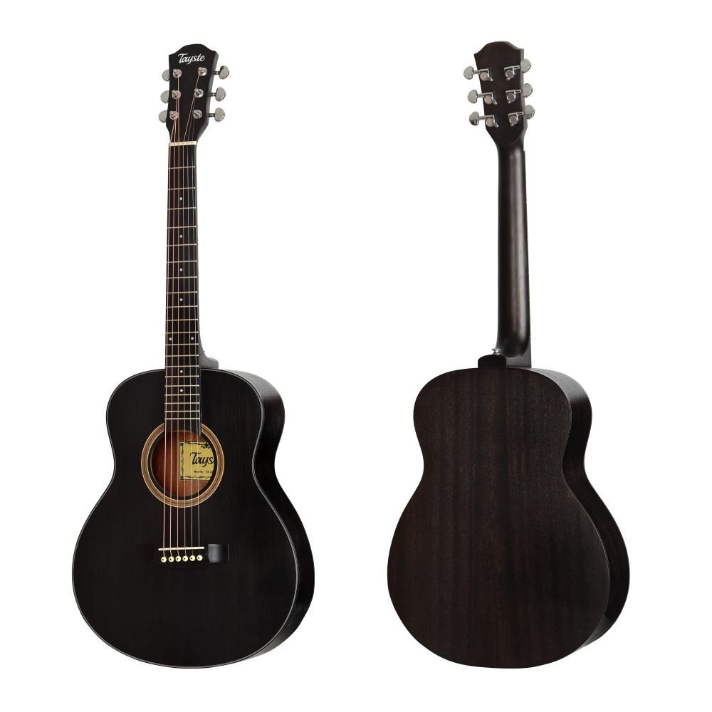 Tayste Ts 23 36 36 Inch Black Acoustic Guitar 4