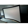 Wholesale Retail Digital 3D Projector Screen 92 Inch View Size 114x223cm Curved Fixed Frame Projection Screens 1080P Show