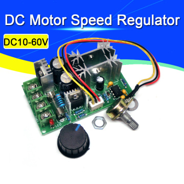 DC10-60V DC motor speed regulator 12V 24V 36V 48V High power drive module PWM Motor speed controller 20A current regulator