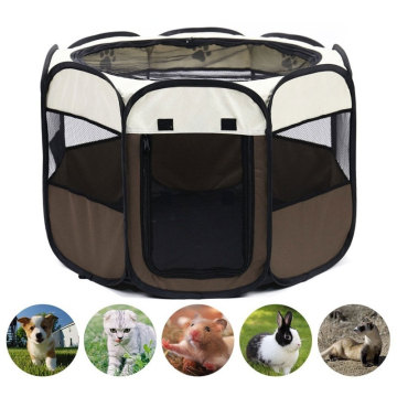 Outdoors For Large Dogs Pet House Breathable Portable Dog Tent Indoor Foldable DogS House Octagon Pet Playpen