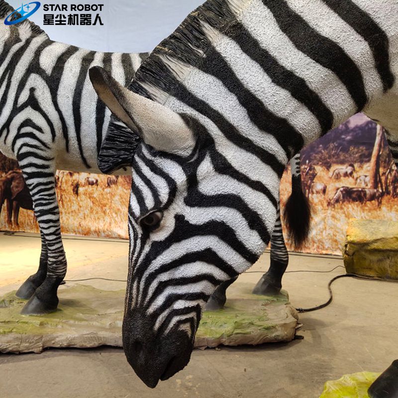 Animatronic Animals Zebra Model