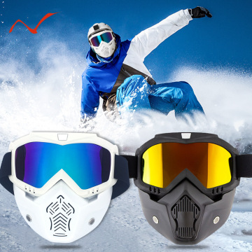 Outdoor Anti-UV Ski Goggles Anti-Fog Snowboard Mask Men Women Windproof Dustproof Winter Snowmobile Riding Cycling Glasses