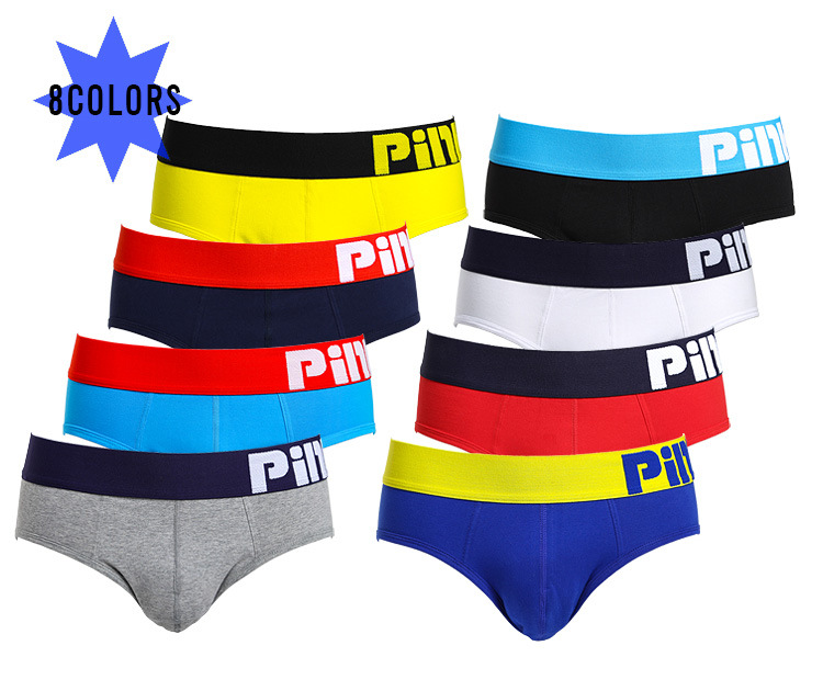 New arrival Brand PINK HERO sexy underwear solid gay Underwear Briefs comfortable panties Male Underpants Man Shorts