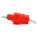 20 Pcs Chicken Bird Feeding Nipple Drinker Red 360 Angle Automatic Chick Water Nipple Drinkers Poultry Supplies