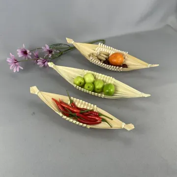 Handmade Bamboo Basket Tray
