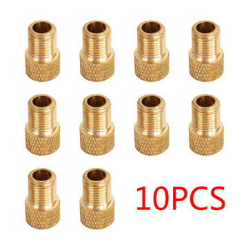 Bicycle Valve Accessories 5/10PCS Mountain Bike Valve Adapter Copper Bike Air Nozzle Air Pump Inner Tube Tools Dropshipping